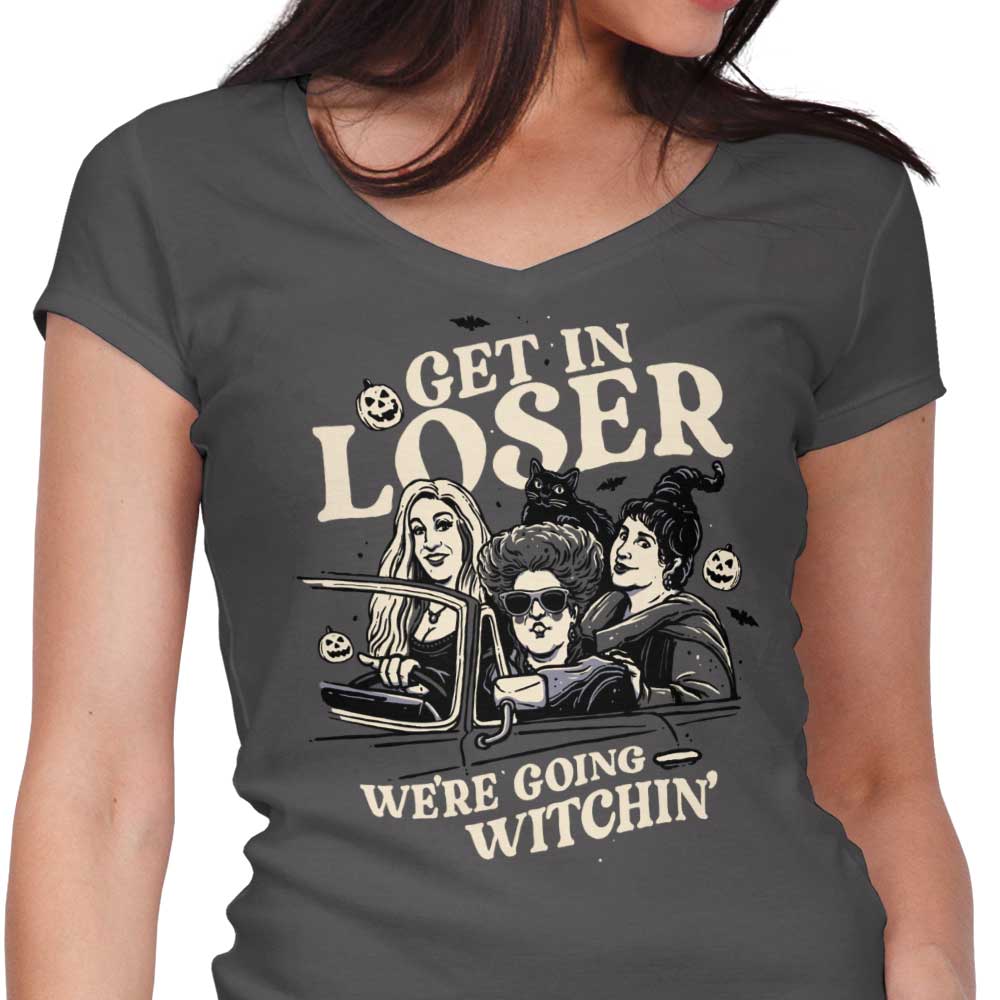 Get in Loser Women's V-Neck - Adult & Kids T-Shirts, Sweatshirts & Hoodies apparel design preview 2