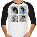 Get Over Her 3/4 Sleeve Raglan - Adult & Kids T-Shirts, Sweatshirts & Hoodies apparel design preview 1