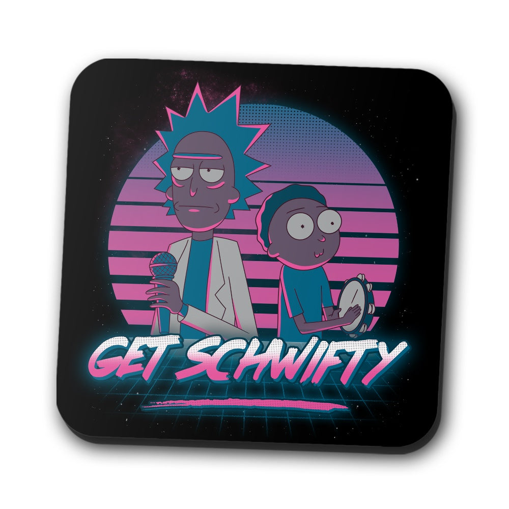 Get Schwifty Coasters - Adult & Kids T-Shirts, Sweatshirts & Hoodies apparel design preview 1