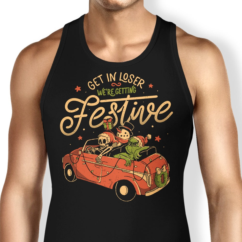 Getting Festive Tank Top - Adult & Kids T-Shirts, Sweatshirts & Hoodies apparel design preview 1