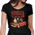 Getting Spooky Women's V-Neck - Adult & Kids T-Shirts, Sweatshirts & Hoodies apparel design preview 1