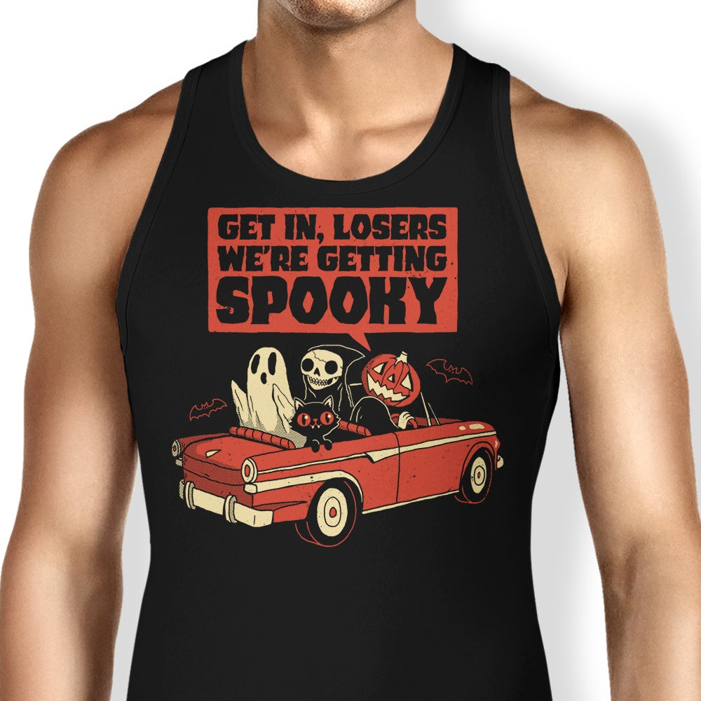 Getting Spooky Tank Top - Adult & Kids T-Shirts, Sweatshirts & Hoodies apparel design preview 1