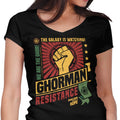 Ghorman Resistance Women's V-Neck - Adult & Kids T-Shirts, Sweatshirts & Hoodies apparel design preview 1