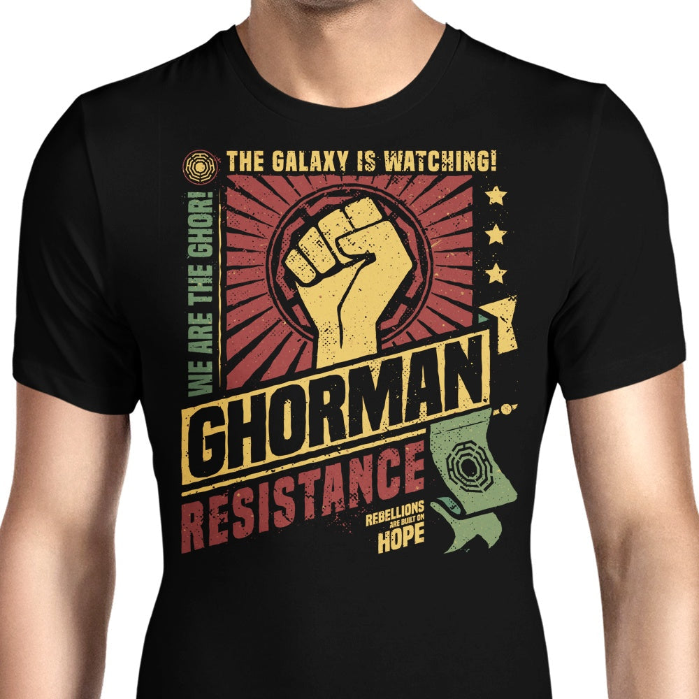 Ghorman Resistance Men's Apparel - Adult & Kids T-Shirts, Sweatshirts & Hoodies apparel design preview 1