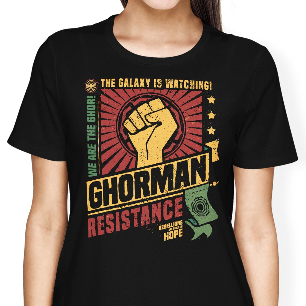Ghorman Resistance Women's Apparel - Adult & Kids T-Shirts, Sweatshirts & Hoodies apparel design preview 1