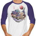 Ghost Bowl 3/4 Sleeve Raglan - Adult & Kids T-Shirts, Sweatshirts & Hoodies apparel design preview 1