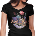 Ghost Bowl Women's V-Neck - Adult & Kids T-Shirts, Sweatshirts & Hoodies apparel design preview 1