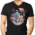 Ghost Bowl Men's V-Neck - Adult & Kids T-Shirts, Sweatshirts & Hoodies apparel design preview 1