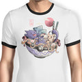 Ghost Bowl Ringer - Adult & Kids T-Shirts, Sweatshirts & Hoodies apparel design preview 1
