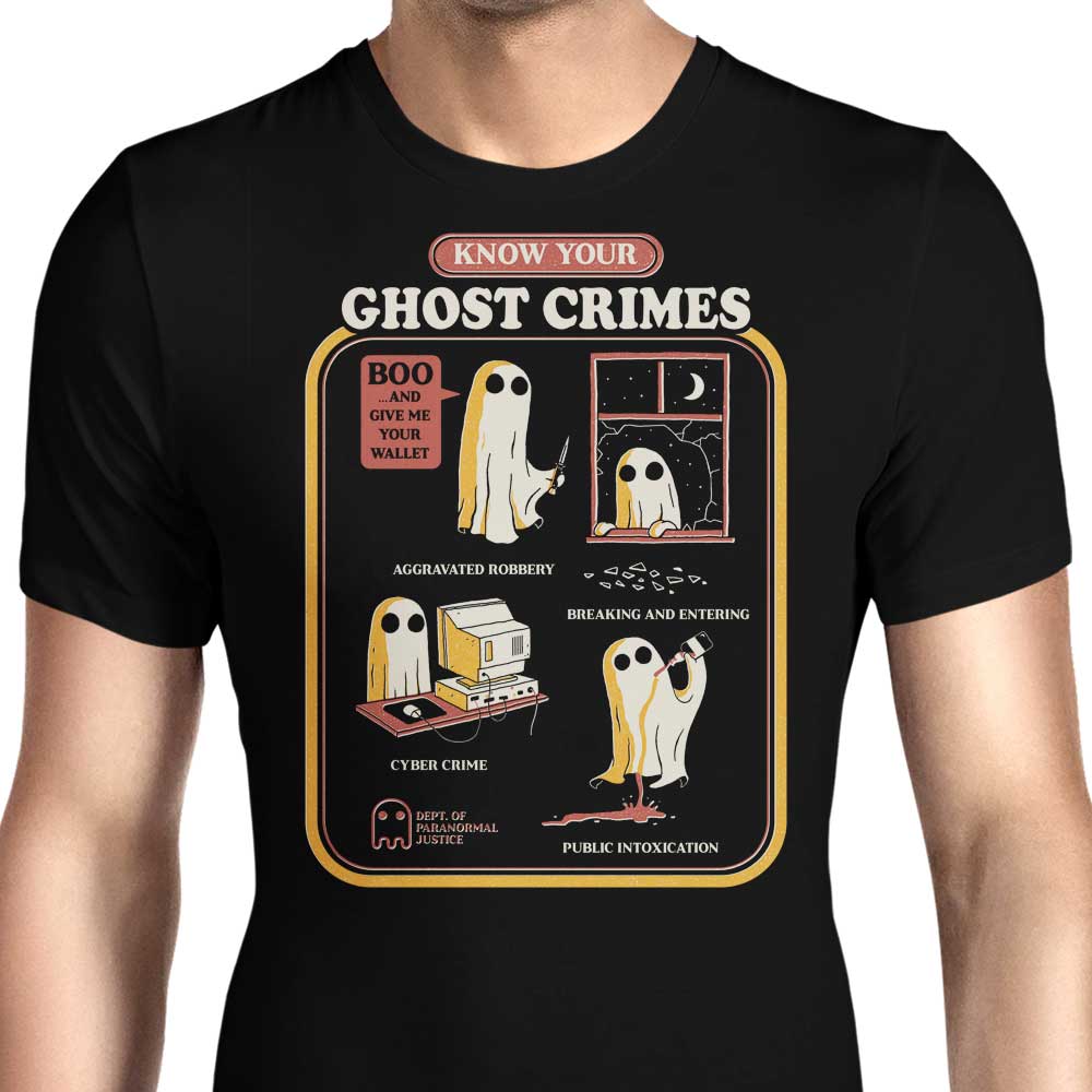 Ghost Crimes Men's Apparel - Adult & Kids T-Shirts, Sweatshirts & Hoodies apparel design preview 1