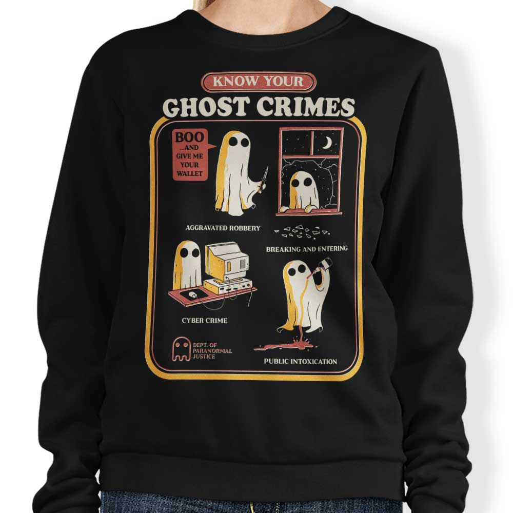 Ghost Crimes - Adult & Kids T-Shirts, Sweatshirts & Hoodies apparel design preview 1