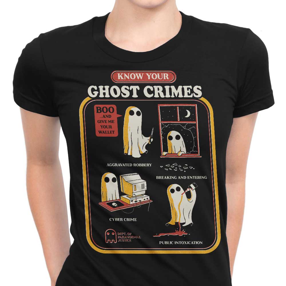 Ghost Crimes Women's Apparel - Adult & Kids T-Shirts, Sweatshirts & Hoodies apparel design preview 1