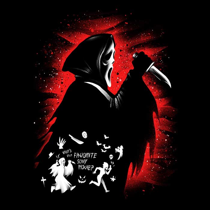 Ghost Face Men's V-Neck - Adult & Kids T-Shirts, Sweatshirts & Hoodies apparel design preview 2