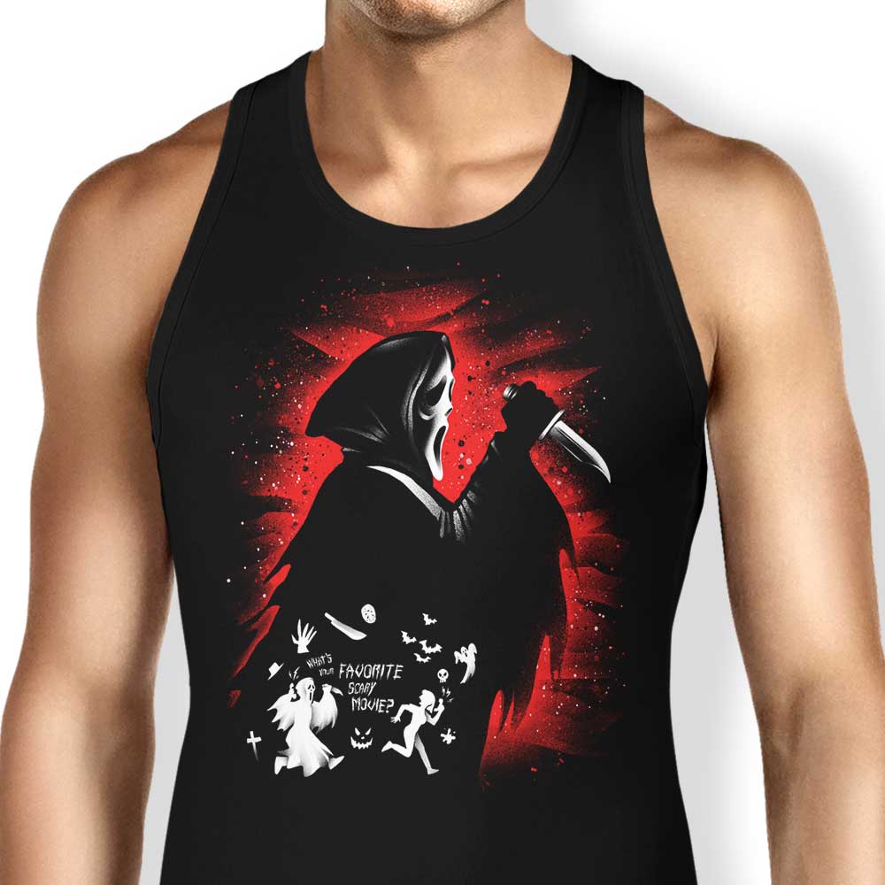 Ghost Face Tank Top - Adult & Kids T-Shirts, Sweatshirts & Hoodies apparel design preview 1