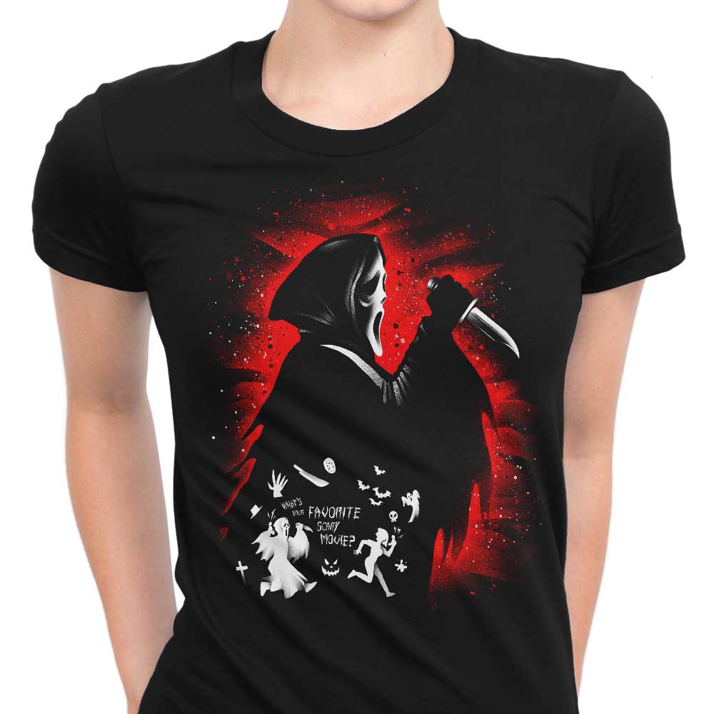 Ghost Face Women's Apparel - Adult & Kids T-Shirts, Sweatshirts & Hoodies apparel design preview 1
