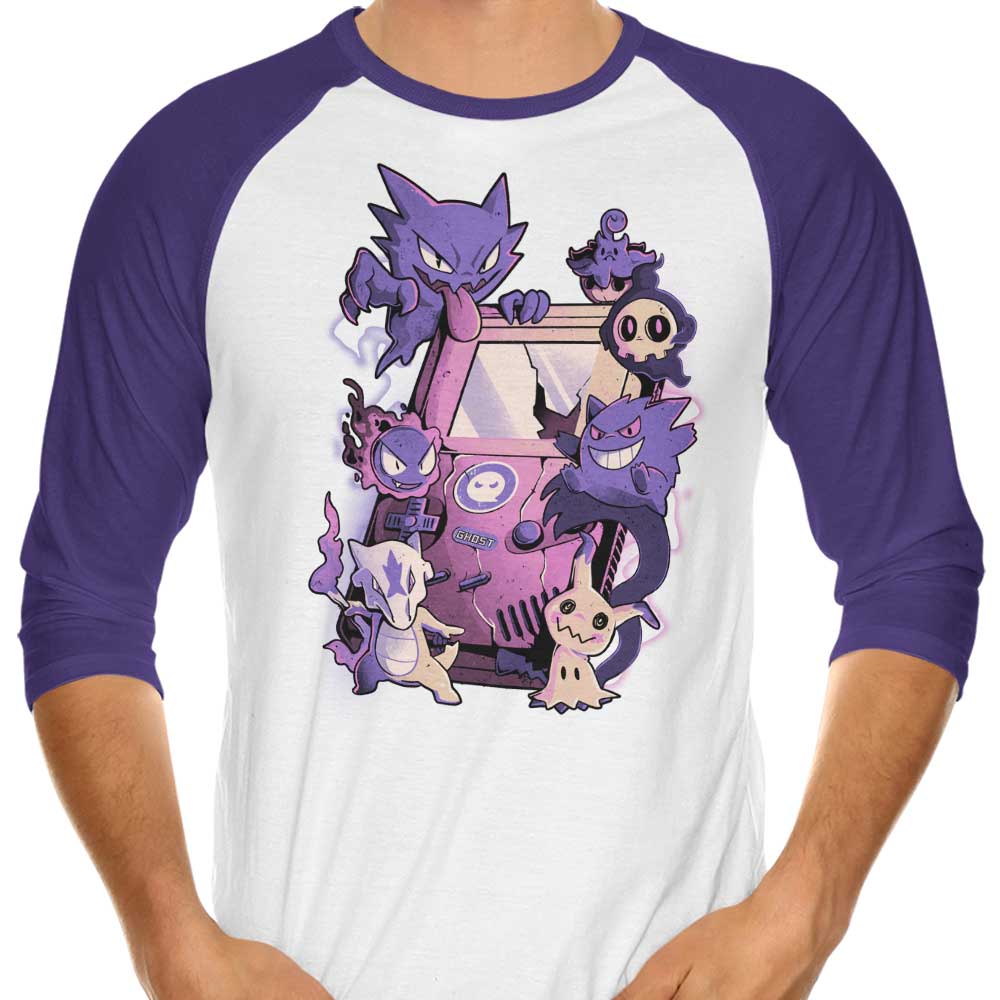 Ghost Game 3/4 Sleeve Raglan - Adult & Kids T-Shirts, Sweatshirts & Hoodies apparel design preview 1