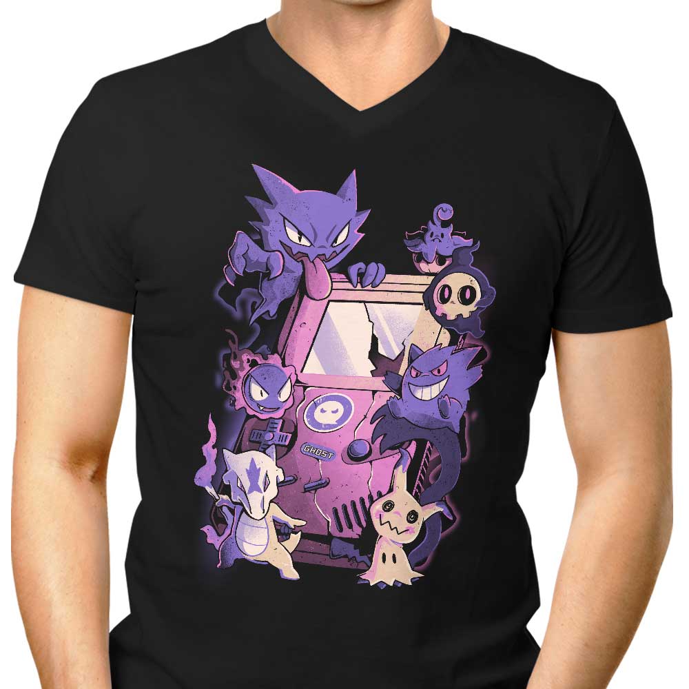 Ghost Game Men's V-Neck - Adult & Kids T-Shirts, Sweatshirts & Hoodies apparel design preview 1