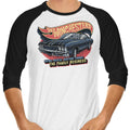 Ghost Hunting Mobile 3/4 Sleeve Raglan - Adult & Kids T-Shirts, Sweatshirts & Hoodies apparel design preview 1