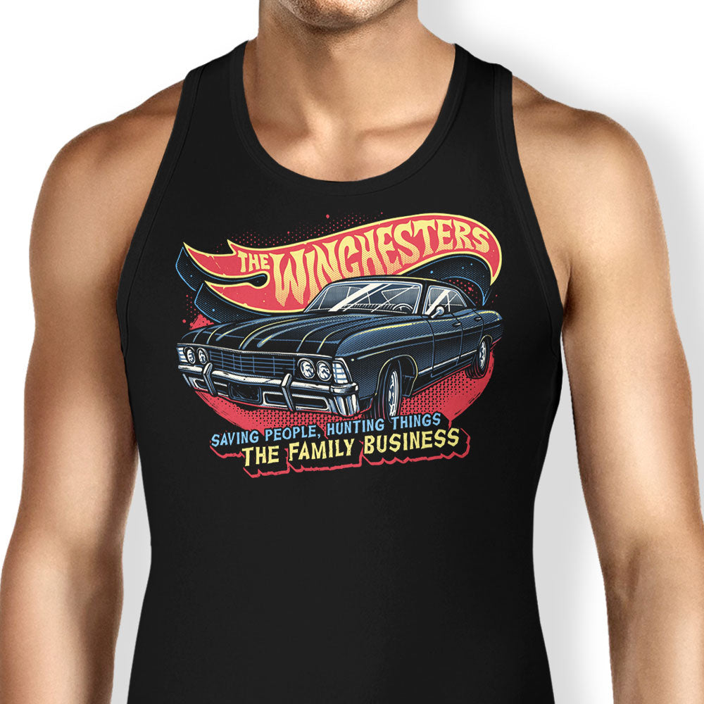 Ghost Hunting Mobile Tank Top - Adult & Kids T-Shirts, Sweatshirts & Hoodies apparel design preview 1