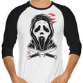 Ghost Ink 3/4 Sleeve Raglan - Adult & Kids T-Shirts, Sweatshirts & Hoodies apparel design preview 1