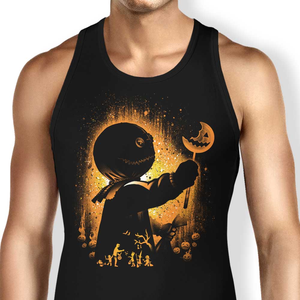 Ghost of Halloween Tank Top - Adult & Kids T-Shirts, Sweatshirts & Hoodies apparel design preview 1