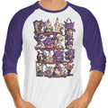 Ghost Shelf 3/4 Sleeve Raglan - Adult & Kids T-Shirts, Sweatshirts & Hoodies apparel design preview 1