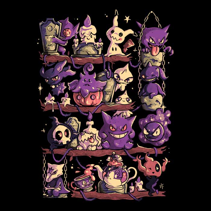 Ghost Shelf Men's Apparel - Adult & Kids T-Shirts, Sweatshirts & Hoodies apparel design preview 2