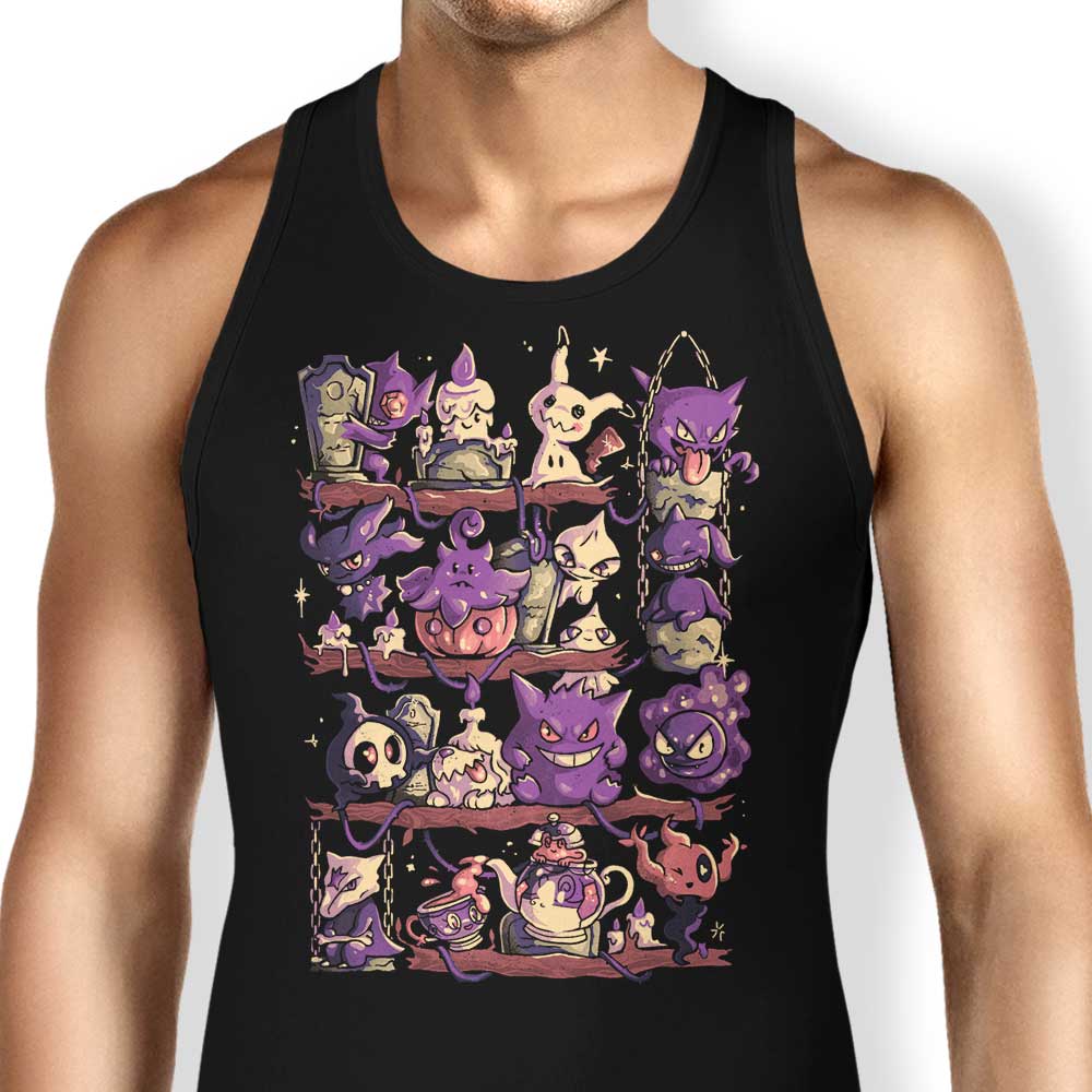 Ghost Shelf Tank Top - Adult & Kids T-Shirts, Sweatshirts & Hoodies apparel design preview 1