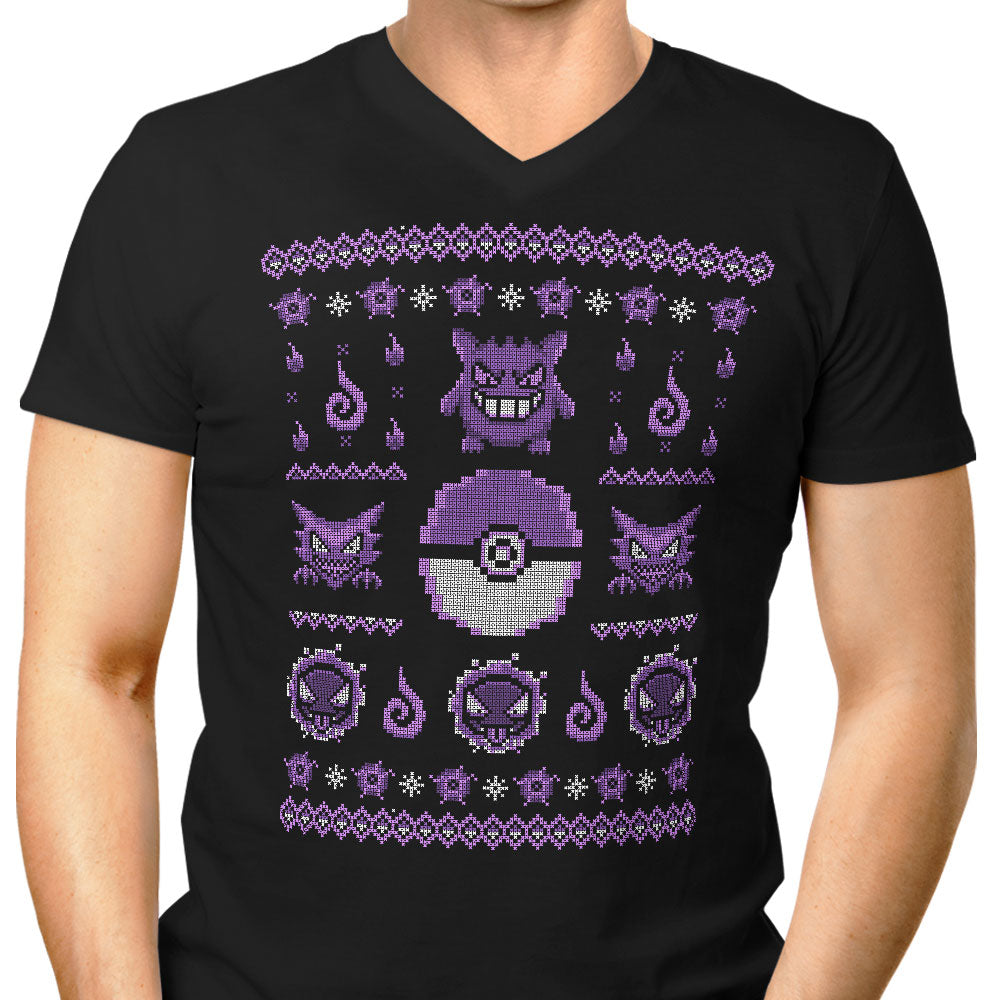 Ghost Trainer Sweater Men's V-Neck - Adult & Kids T-Shirts, Sweatshirts & Hoodies apparel design preview 1