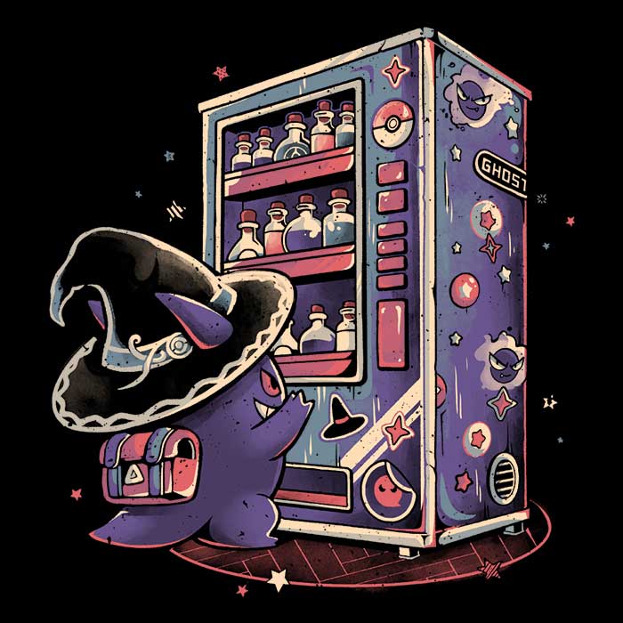 Ghost Vending Machine Men's Apparel - Adult & Kids T-Shirts, Sweatshirts & Hoodies apparel design preview 2