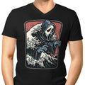 Ghost Wave Men's V-Neck - Adult & Kids T-Shirts, Sweatshirts & Hoodies apparel design preview 1