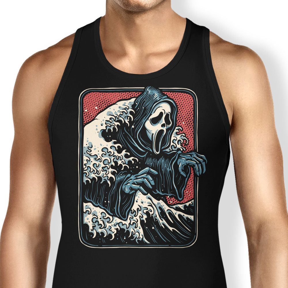 Ghost Wave Tank Top - Adult & Kids T-Shirts, Sweatshirts & Hoodies apparel design preview 1