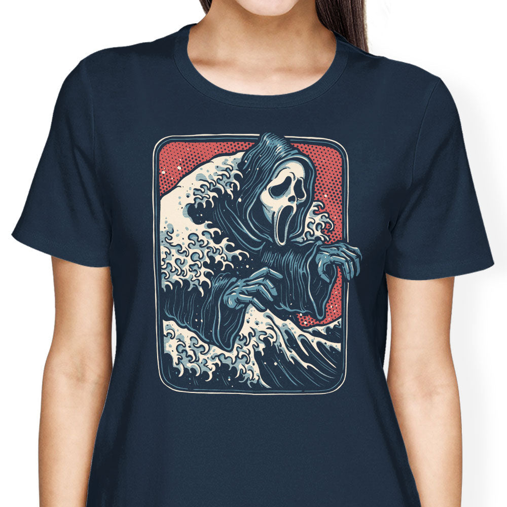 Ghost Wave Women's Apparel - Adult & Kids T-Shirts, Sweatshirts & Hoodies apparel design preview 2
