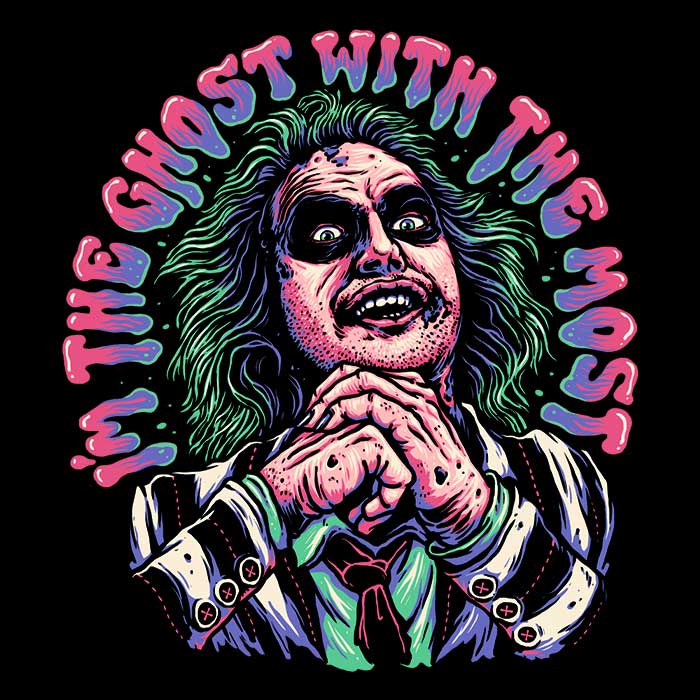 Ghost with the Most Men's Apparel - Adult & Kids T-Shirts, Sweatshirts & Hoodies apparel design preview 2