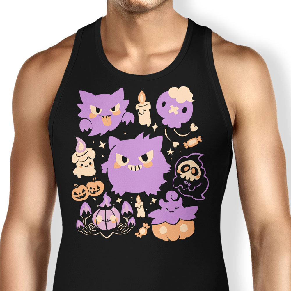 Ghosties Tank Top - Adult & Kids T-Shirts, Sweatshirts & Hoodies apparel design preview 1