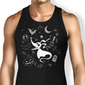 Ghostly Dog Doodle Tank Top - Adult & Kids T-Shirts, Sweatshirts & Hoodies apparel design preview 1