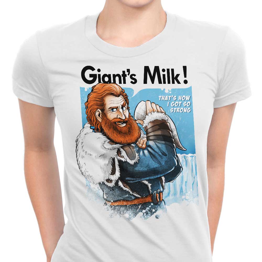 Giant's Milk Women's Apparel - Adult & Kids T-Shirts, Sweatshirts & Hoodies apparel design preview 1
