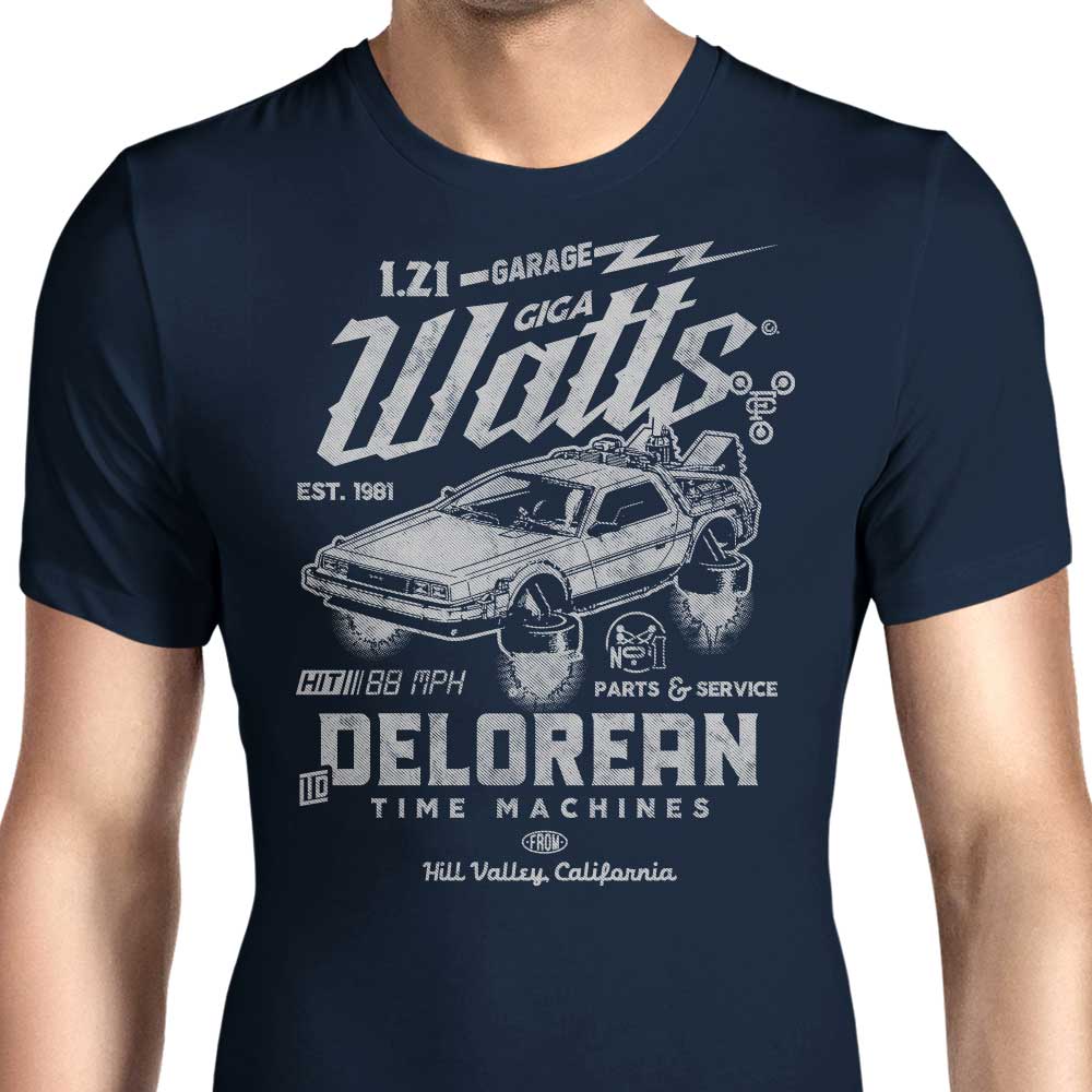 Giga Watts Garage Men's Apparel - Adult & Kids T-Shirts, Sweatshirts & Hoodies apparel design preview 1