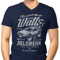 Giga Watts Garage Men's V-Neck - Adult & Kids T-Shirts, Sweatshirts & Hoodies apparel design preview 1