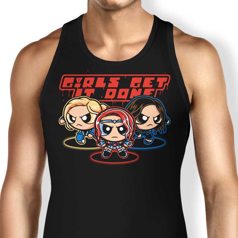 Girls Get Puff Done Tank Top - Adult & Kids T-Shirts, Sweatshirts & Hoodies apparel design preview 1