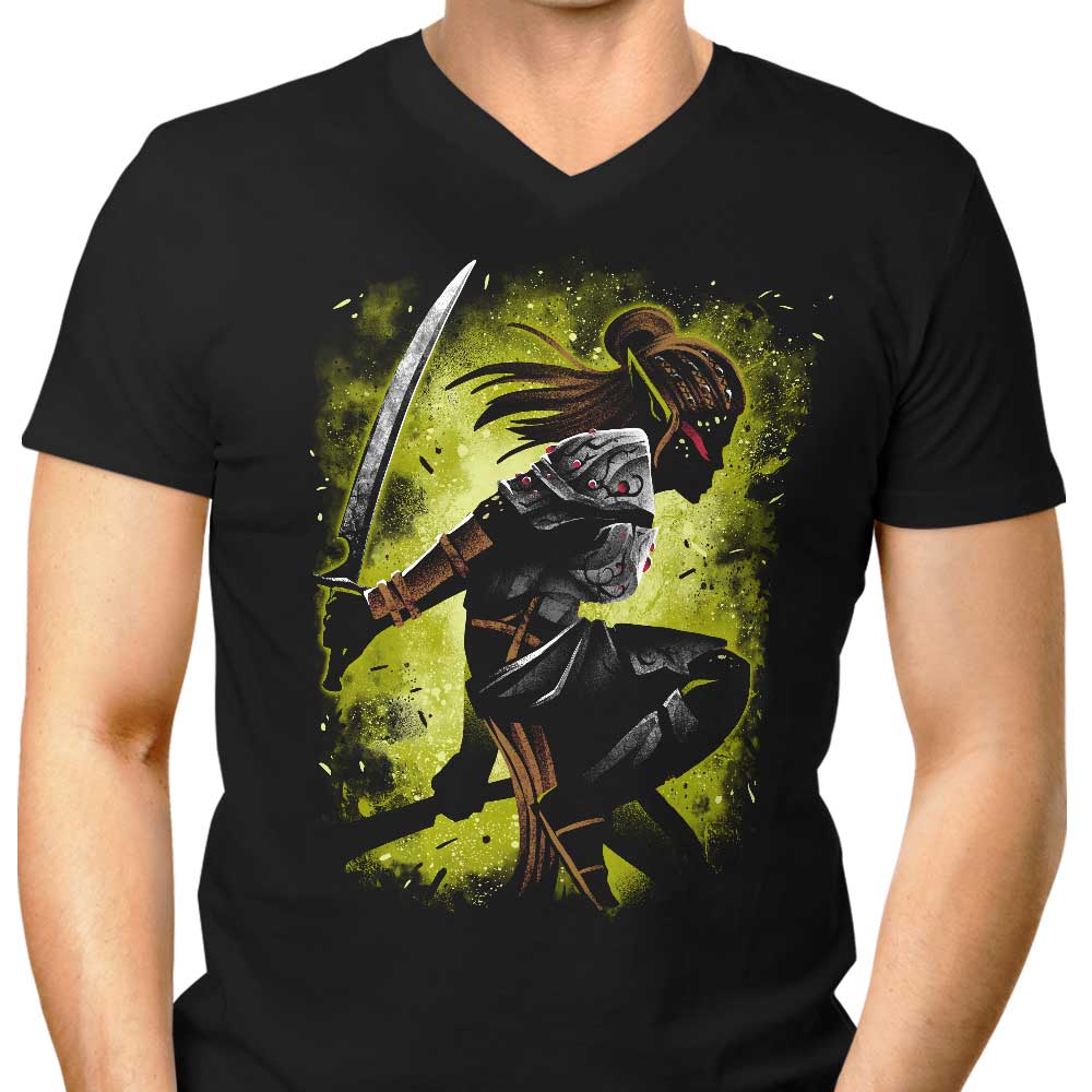 Githyanki Warrior Men's V-Neck - Adult & Kids T-Shirts, Sweatshirts & Hoodies apparel design preview 1