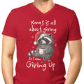 Giving Up Xmas Men's V-Neck - Adult & Kids T-Shirts, Sweatshirts & Hoodies apparel design preview 1