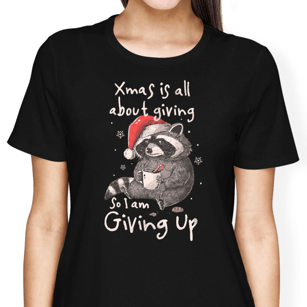 Giving Up Xmas Women's Apparel - Adult & Kids T-Shirts, Sweatshirts & Hoodies apparel design preview 2