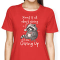 Giving Up Xmas Women's Apparel - Adult & Kids T-Shirts, Sweatshirts & Hoodies apparel design preview 1