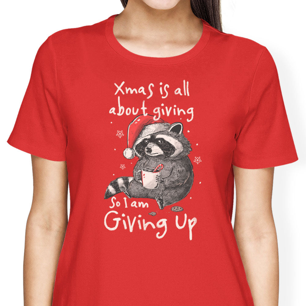 Giving Up Xmas Women's Apparel - Adult & Kids T-Shirts, Sweatshirts & Hoodies apparel design preview 1
