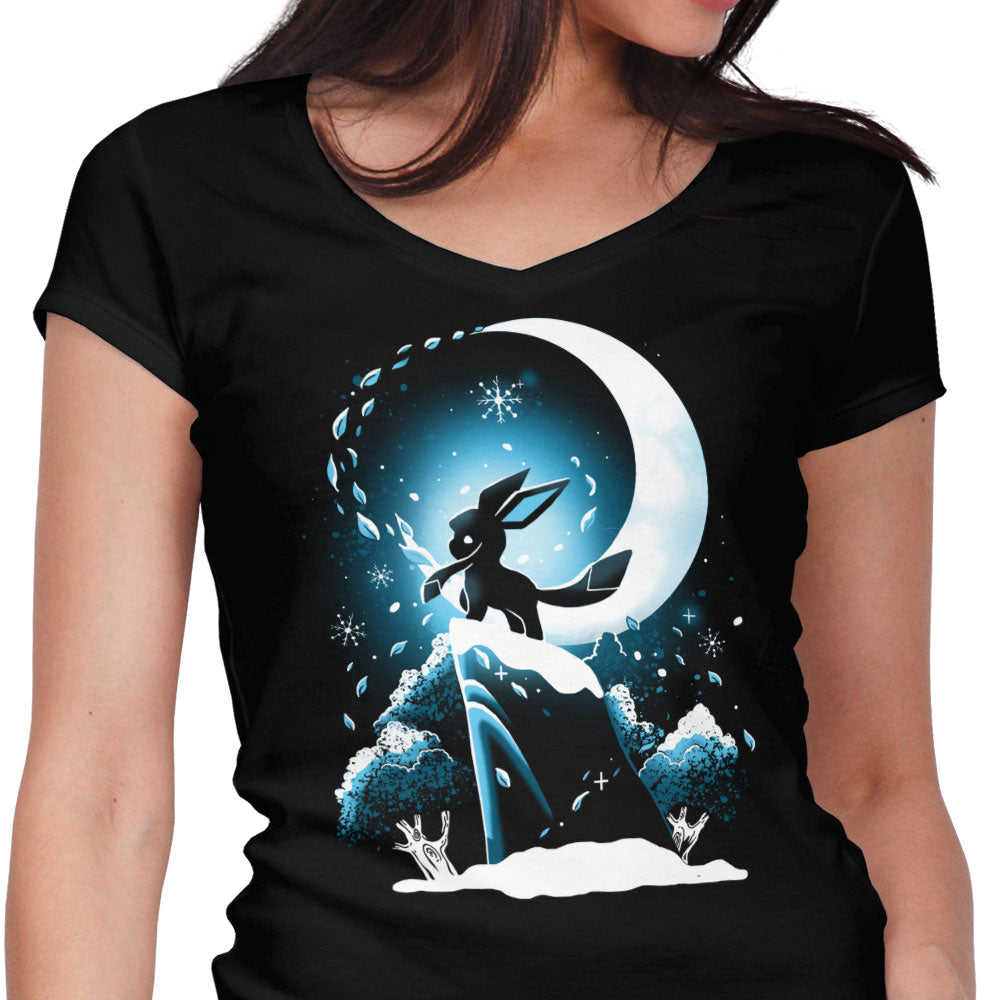 Glacier Magic Women's V-Neck - Adult & Kids T-Shirts, Sweatshirts & Hoodies apparel design preview 1