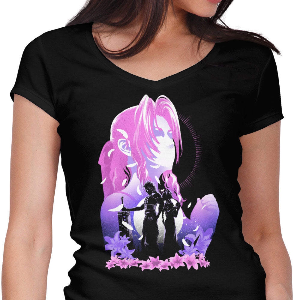 Glad I Met You Women's V-Neck - Adult & Kids T-Shirts, Sweatshirts & Hoodies apparel design preview 1