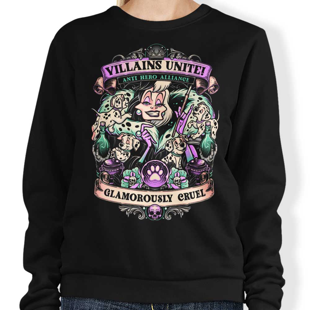 Glamorously Cruel - Adult & Kids T-Shirts, Sweatshirts & Hoodies apparel design preview 1