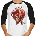 Gliding Champion Amber 3/4 Sleeve Raglan - Adult & Kids T-Shirts, Sweatshirts & Hoodies apparel design preview 1