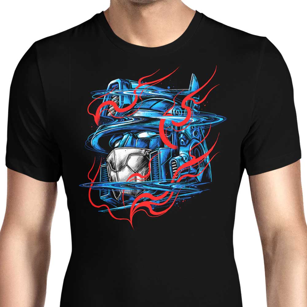 Glitch Flames Men's Apparel - Adult & Kids T-Shirts, Sweatshirts & Hoodies apparel design preview 1
